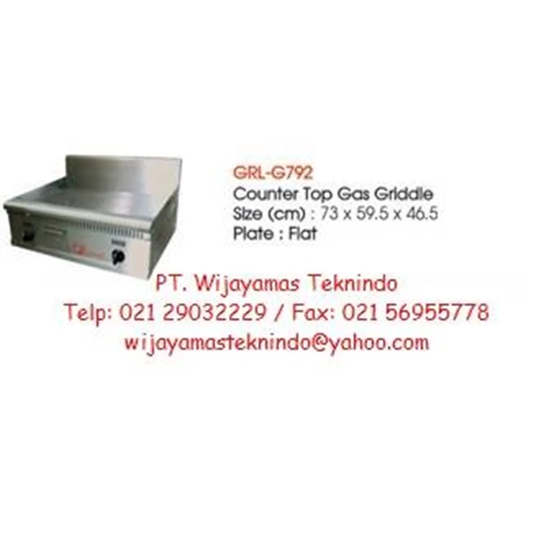 Gas Griddle (Mesin Pemanggang Gas) GRL-G792