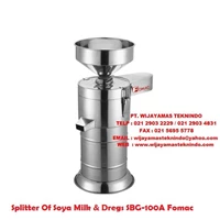 Mesin Pengolah Kacang & Biji Splitter Of Soya Milk & Dregs SBG-100A Fomac
