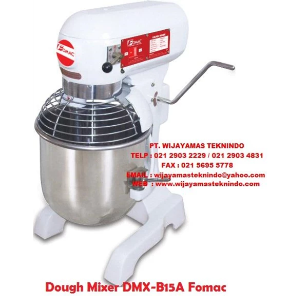Dough Planetary Mixer 15 Liter FOMAC - Mesin Pengaduk Adonan 15 Liter  DMX-B15A 