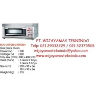 Oven Roti Oven Kue Gas Oven Pemanggang Roti BOV-ARF20H 1 Deck 2 Tray Gas Deck Oven FOMAC 
