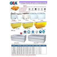Sliding Flat Glass Freezer (Mesin pembeku Makanan) SD-100F - STELLA-250