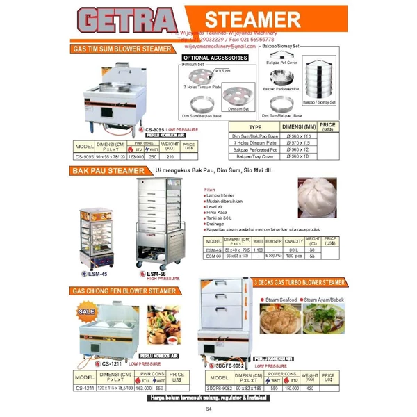 Steamer CS-9095 - 3DGFS-9082