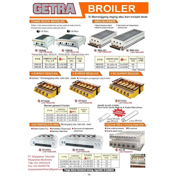 Broiler CRB2B - KG-44