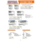 S/S Sink Table Tempat Pencuci Piring / Gelas dan Lain-lain Commercial Kitchen 1