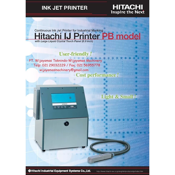 Ink Jet Printer RX Series Model PB-260 A HITACHI