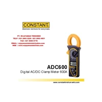 Digital AC-DC Clamp Meter 600A ADC600 Merk Constant