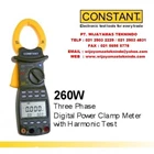 Three Phase Power Clamp Meter with Digital Harmonic Test Brand Constant 1