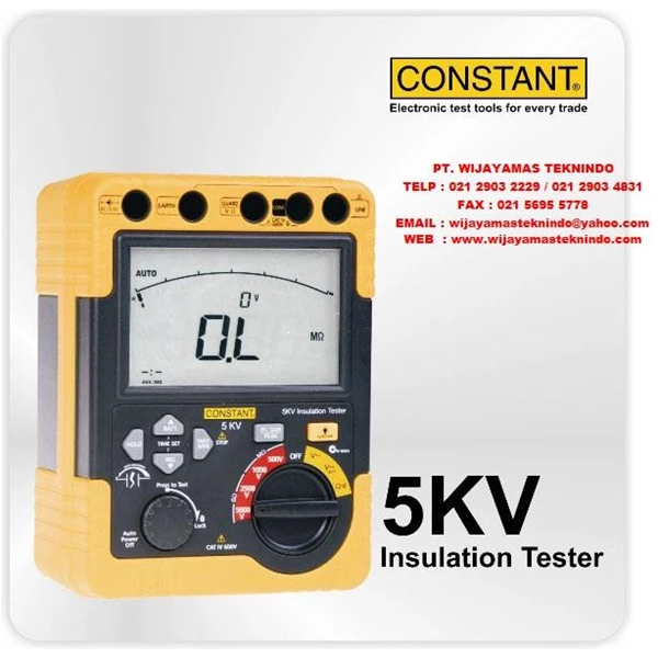 5KV insulation Tester Brand Constant