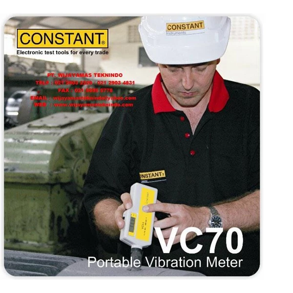 Portable Vibration Meter VC70 Merk Constant