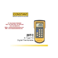 K Type T-C Digital Termometer Ruangan 20TC Merk Constant