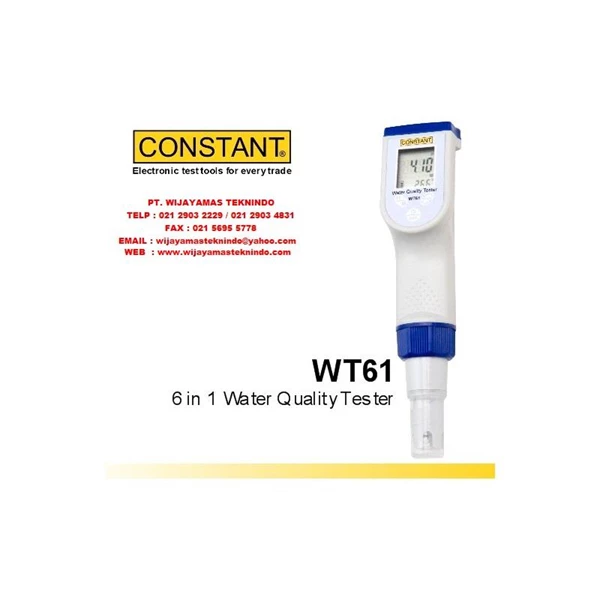 6 in 1 Water Quality Tester WT61 Brand Constant