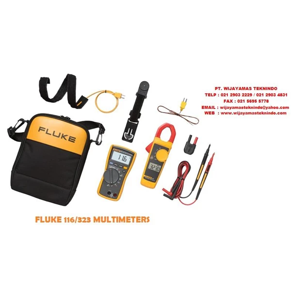 Fluke 116 HVAC-332 Combo Kit-Includes Multimeter and Clamp Meters