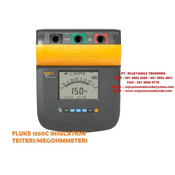 Fluke 1555 And 1550C Insulation Resistance Testers