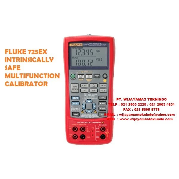 Fluke 725Ex Intrinsically Safe Multifunction Process Calibrator