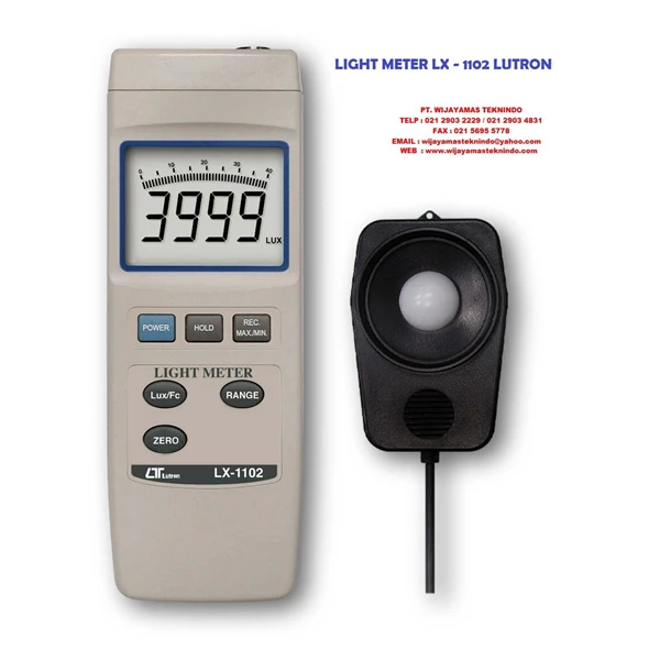 LIGHT METERS LX-1102 LUTRON