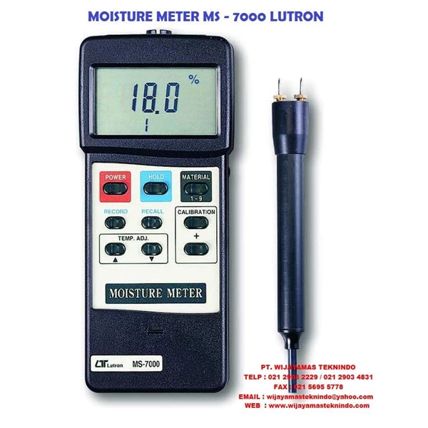MOISTURE METER MS-7000 LUTRON