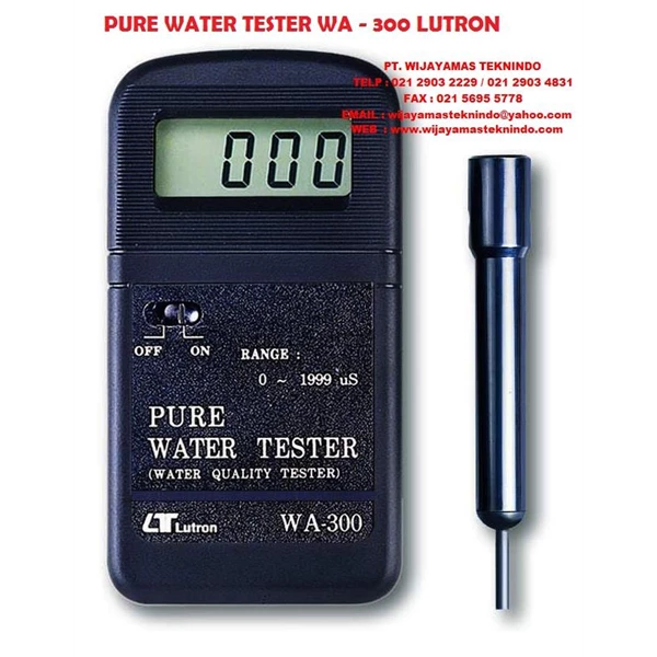 PURE WATER METER WA - 300 LUTRON