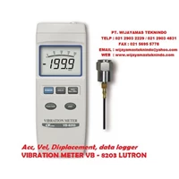 VIBRATION METERS ACC. Vel. Displacement data logger VB-8203 LUTRON