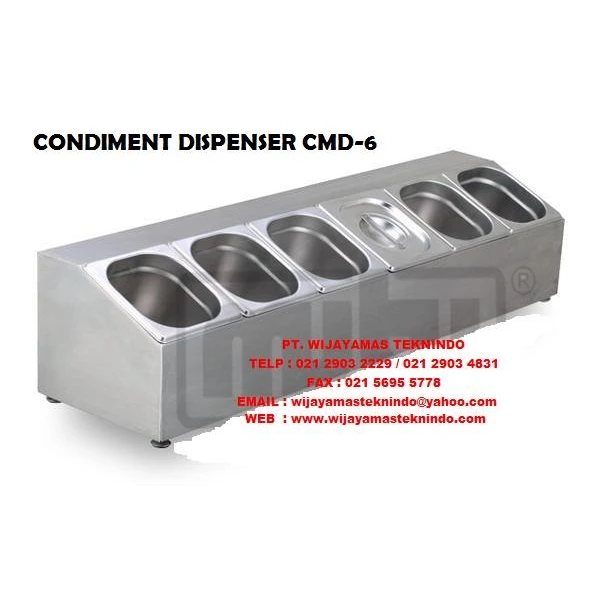 CONDIMENT DISPENSER CMD 3 MUTU ( Tempat Bumbu Dapur )