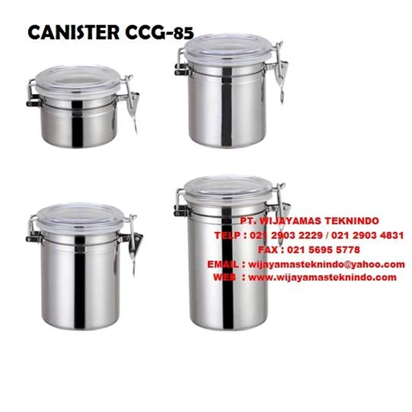 JAR STAINLESS CANISTER Quality (Food Storage Place) 