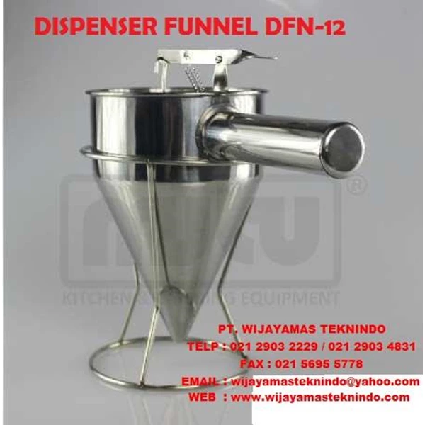 DISPENSER FUNNEL DFN - 12 ( Penyaring Adonan Kue )