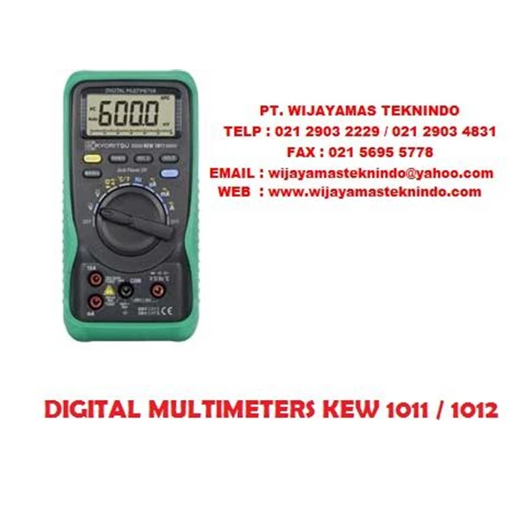 DIGITAL MULTIMETERS 1011-1012 KYORITSU