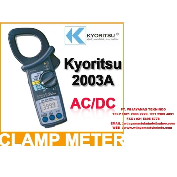 DIGITAL CLAMP METERS KEW 2003A KYORITSU