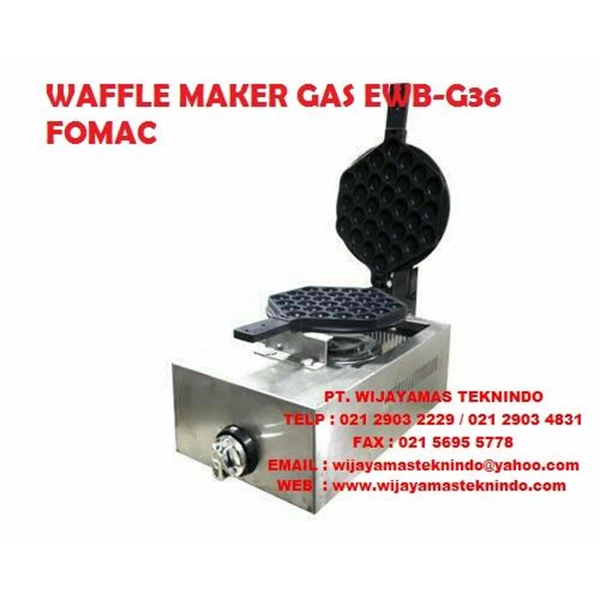 Waffle Maker Gas Ewb-G36 Fomac