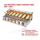 GAS ROASTER 6 HEAD STAINLESS STEEL ROS-GK23 FOMAC ( Mesin Pemanggang ) 1