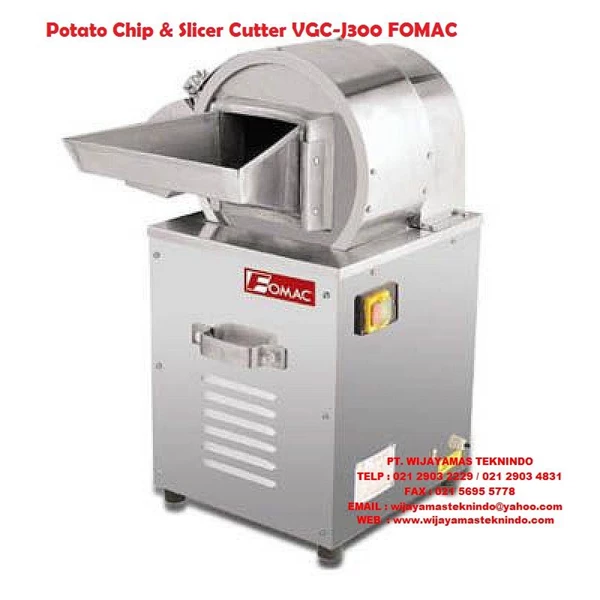 Mesin Cetak Kentang Potato Chip & Slicer Cutter VGC-J300 FOMAC 