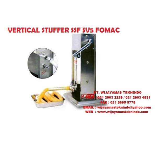 Printing Machinery Vertical Sausage Stuffer SSF SV5 FOMAC