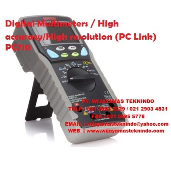 Digital Multimeters High accuracy-High resolution (PC Link) PC710 Sanwa