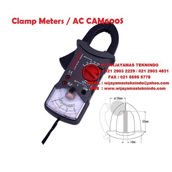 Clamp Meters - AC CAM600S Sanwa