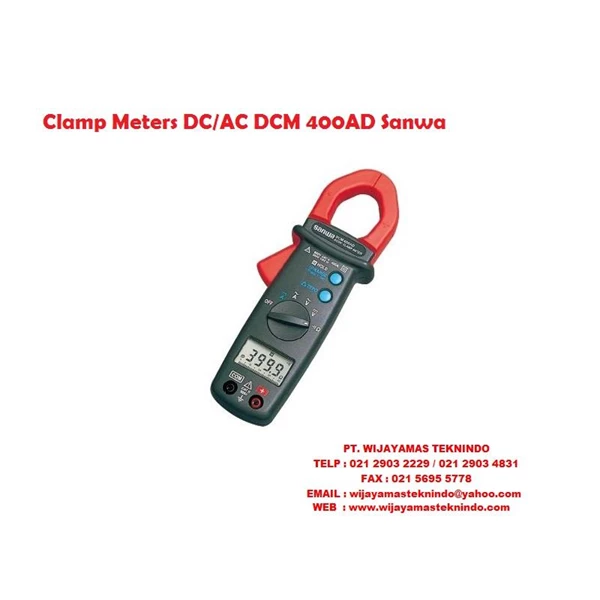 AC DC clamp Meters-DCM 400AD Sanwa