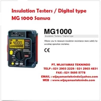 Digital insulation Testers type MG 1000 Sanwa