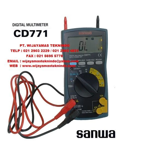 Standard Digital Multimeters type CD771 Sanwa