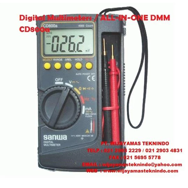 Digital Multimeters／ALL-IN-ONE DMM CD800a Sanwa