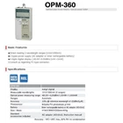 Optical Laser Power Meters／Optical power meter OPM-360 Sanwa 2