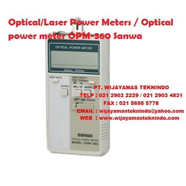 Optical Laser Power Meters／Optical power meter OPM-360 Sanwa