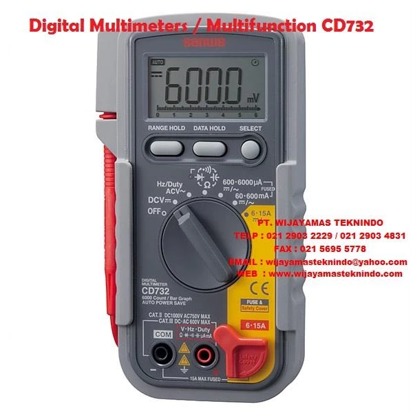Digital Multimeters／Multifunction CD732 Sanwa