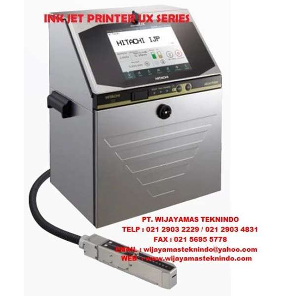 Printer Inkjet Mesin Pengkodean Ink Jet Printer UX Series Hitachi