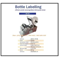 Mesin Labeling/Perekat Merk Kemasan Botol MT-50 Semi Automatic Mesin Pengkodean