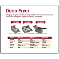 Alat Penggorengan / Deep Fryer FRY-EZL1 /FRY-EZL2 / FRY-E61M Mesin Makanan dan Minuman Cepat Saji