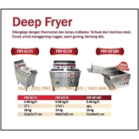 Alat Penggorengan / Deep Fryer FRY-G171 /FRY-G172 / FRY-GF18V Mesin Makanan dan Minuman Cepat Saji
