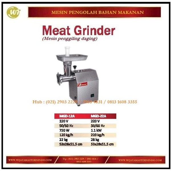 Mesin Penggiling Daging / Meat Grinder MGD-12A / MGD-22A Mesin Makanan dan Minuman Cepat Saji