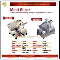 Mesin Penggiris daging / Meat Slicer MSC-HS12 / MSC-12A Mesin Makanan dan Minuman Cepat Saji