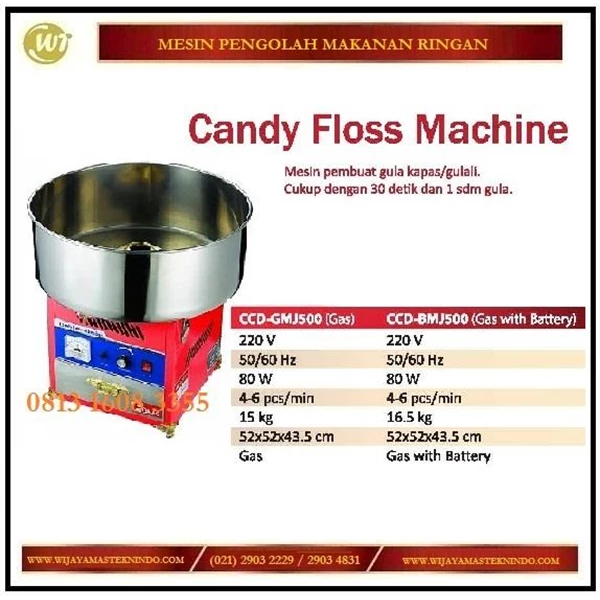 Mesin Gulali / Permen Kapas / Candy Floss Machine CCD-GMJ500 / CCD-BMJ500