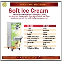Mesin Pembuat Es Krim / Soft Ice Cream ICR-BQ16 & ICR-BQ18 Mesin Makanan dan Minuman Cepat Saji