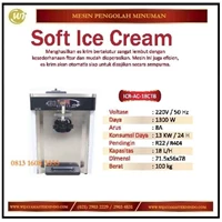 Mesin Pembuat Es Krim / Soft Ice Cream ICR-AC-18CTB Mesin Makanan dan Minuman Cepat Saji