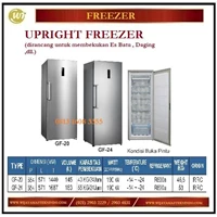 Mesin Pembeku Es / Upright Freezer GF-20 / GF-24 Mesin Makanan dan Minuman Cepat Saji 
